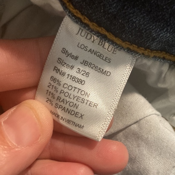 Judy Blue Skinny Fit Distressed Jeans - Picture 9 of 14